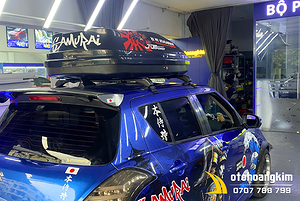 Hộp đựng đồ trên nóc xe 500L đen