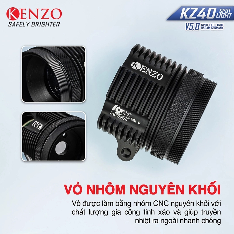 Đèn trợ sáng Kenzo KZ40 V5.0