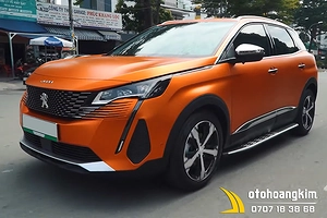 Dán Đổi Màu Matte Orange Peugeot 3008