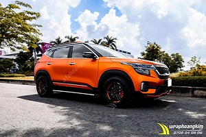 Dán đổi màu cam mờ Kia Seltos