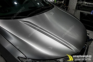 Dán đổi màu nhôm xước ánh kim Honda City