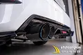 Pô Akrapovic đôi nâng cấp xe Honda Civic - ảnh 1