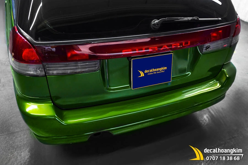 Dán Đổi Màu Xe Subaru Green Gloss