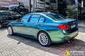 Dán đổi màu mờ bóng đá quý xanh ánh kim Bmw 320i - ảnh 4