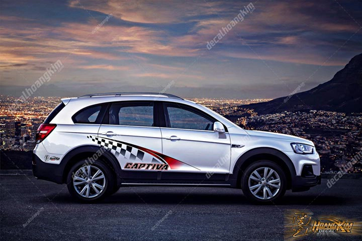 Tem Xe Chevrolet Captiva - CCA006 - Ảnh 1