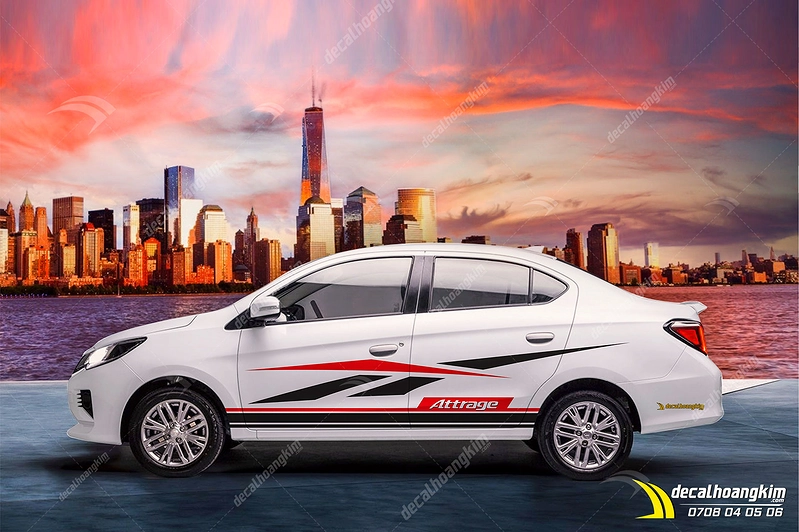 Tem Xe Mitsubishi Attrage - MAT007