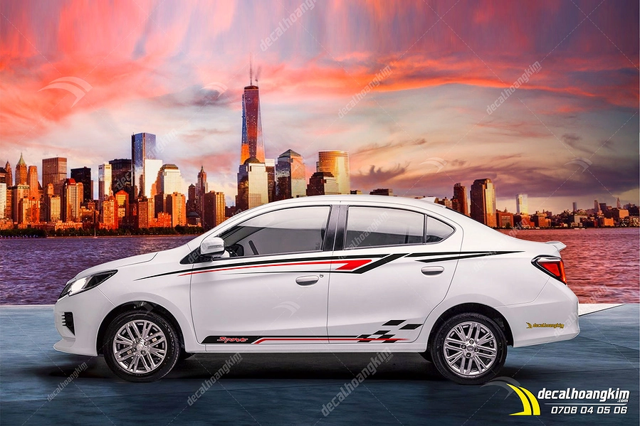 Tem Xe Mitsubishi Attrage - MAT006 - Ảnh 1