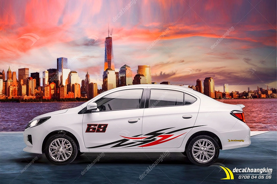 Tem Xe Mitsubishi Attrage - MAT004 - Ảnh 1