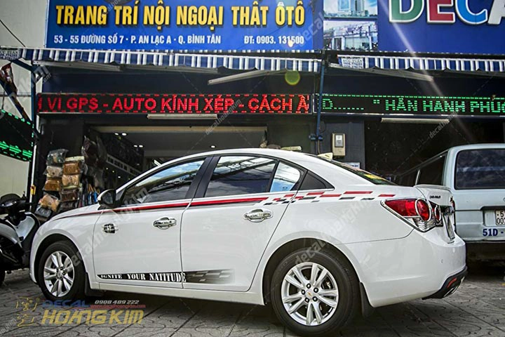 Tem Xe Chevrolet Cruze - CCR003