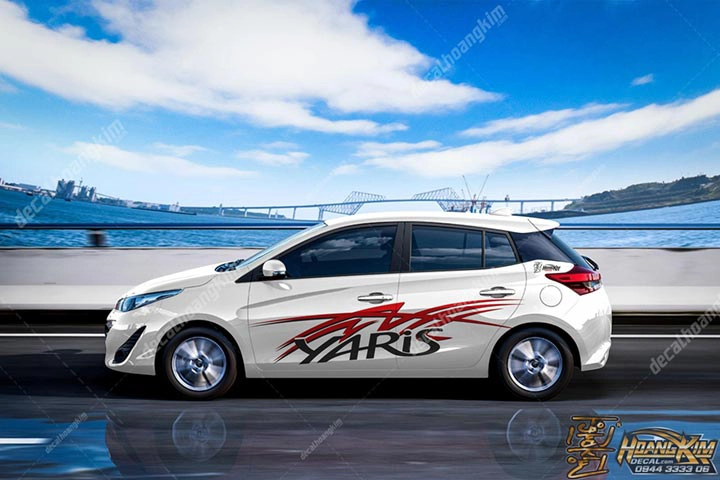 Tem Xe Toyota Yaris - TYA006 - Ảnh 1