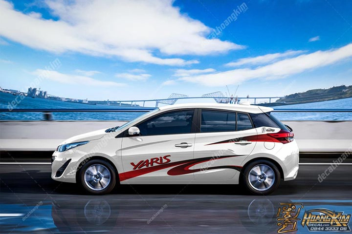 Tem Xe Toyota Yaris - TYA002 - Ảnh 1