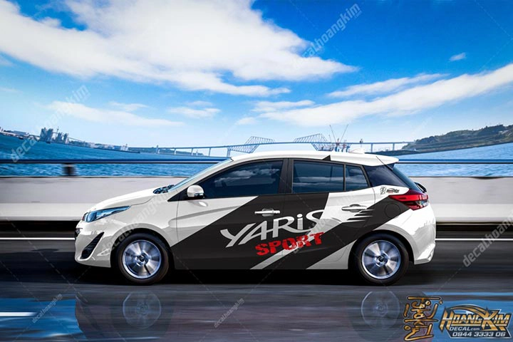 Tem Xe Toyota Yaris - TYA003 - Ảnh 1