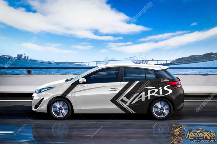 Tem Xe Toyota Yaris - TYA008 - Ảnh 1