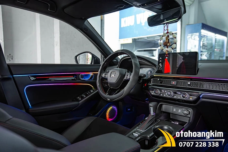 LED Nội Thất Honda Civic 32 Chi Tiết