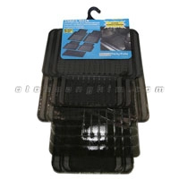 Thảm thông dụng 4 chỗ mỏng đen