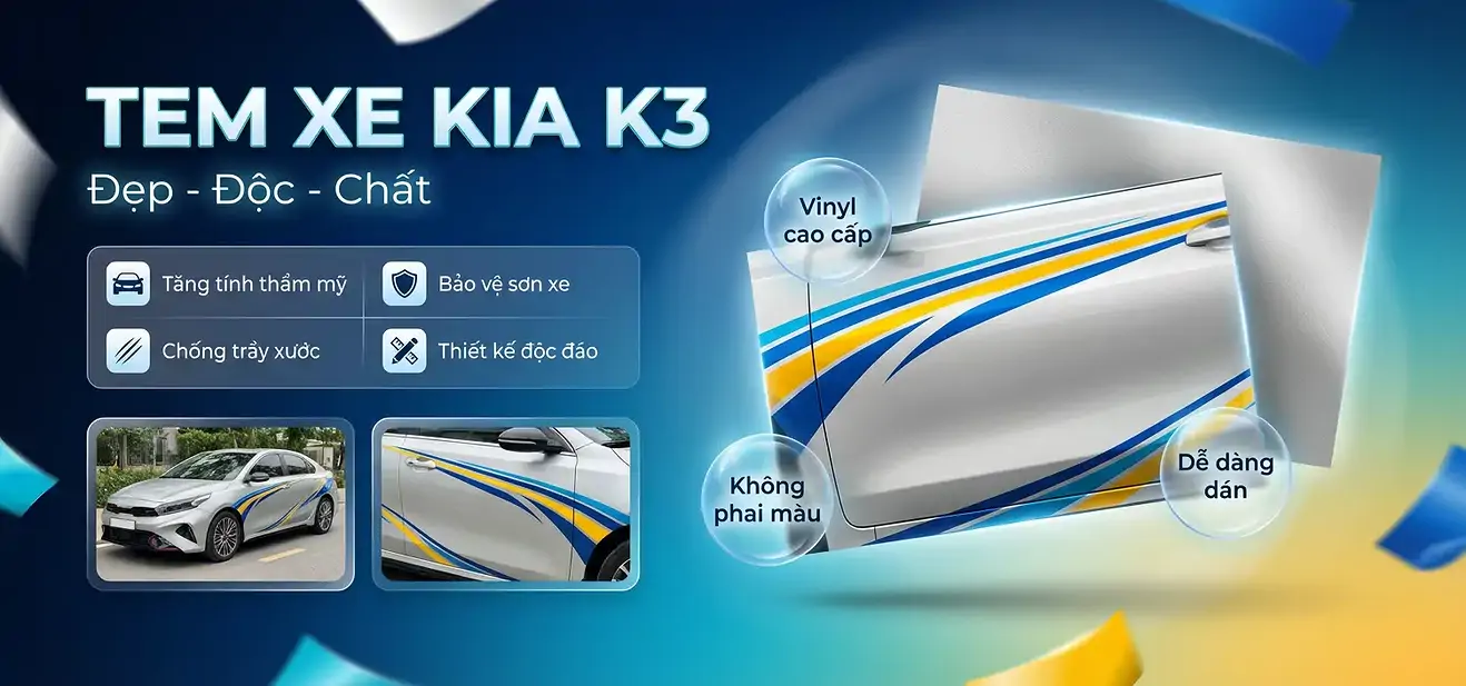 Tem Xe Kia K3