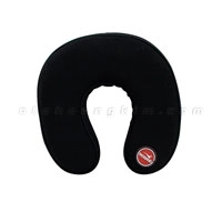 Gối cổ GC04 cao su non chữ U đen