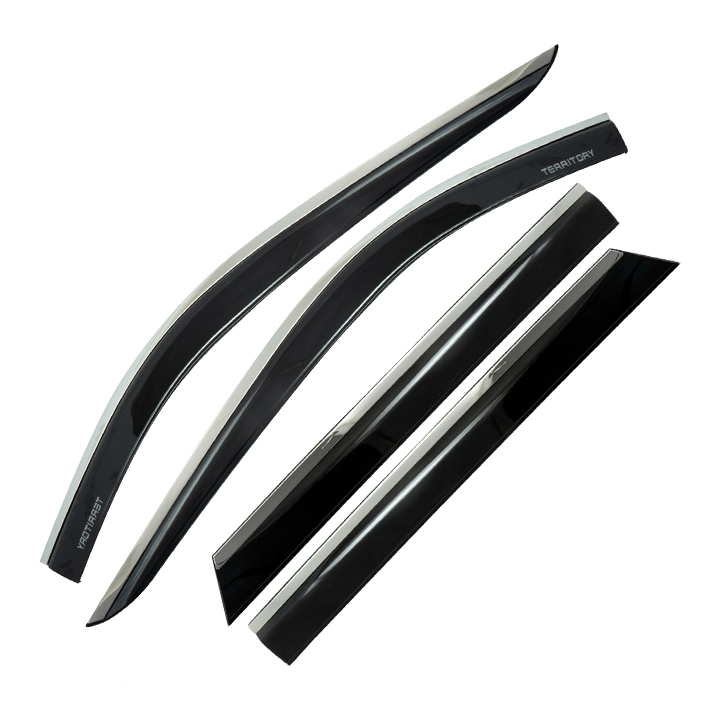 Vè Che Mưa Ford Territory Viền Inox