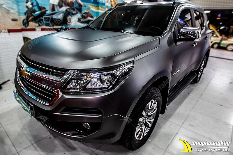 Dán đổi màu xám mờ Chevrolet Trailblazer
