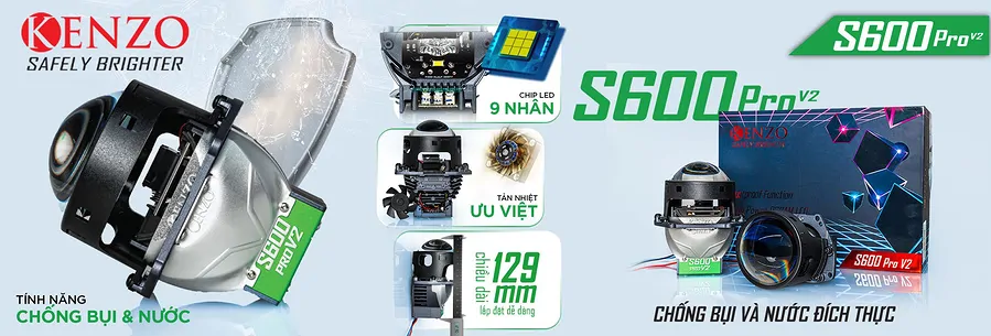 Bi Led Kenzo S600 Pro V2  - Ảnh 6