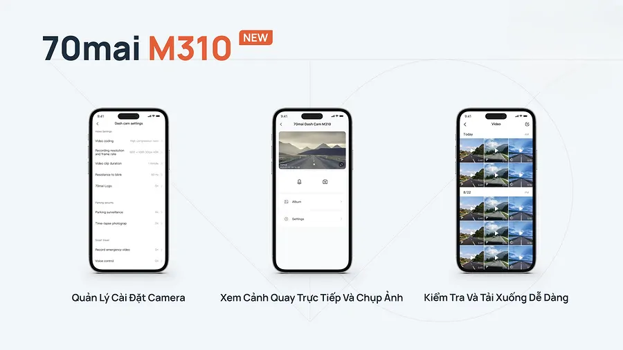 Camera hành trình 70mai M310 - Ảnh 5