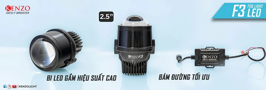 Bi Led gầm Kenzo F3 - 2.5 - Ảnh 2