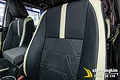 Bọc Áo Ghế Da Nappa King 6.0 Đen - Trắng Xe Innova - ảnh 4