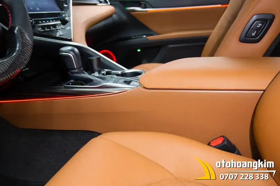 Đổi Màu Nội Thất Nâu Cam Xe Camry - Ảnh 6