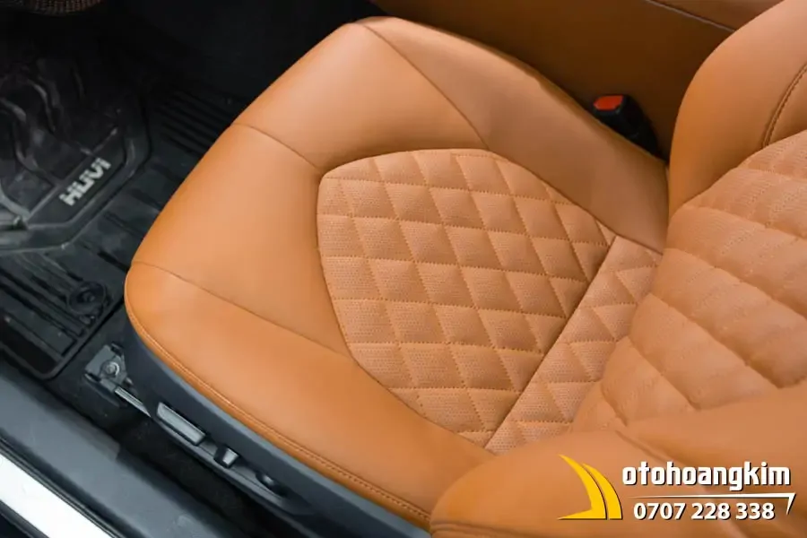 Đổi Màu Nội Thất Nâu Cam Xe Camry - Ảnh 7