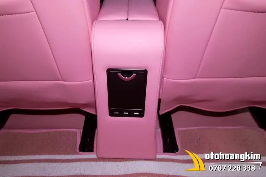 Đổi Màu Nội Thất Hồng - Trắng Xe VF3 - Ảnh 6