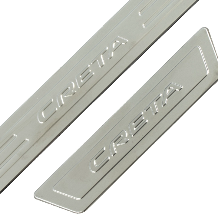 Nẹp Bước Chân Ngoài Hyundai Creta 2022 Inox