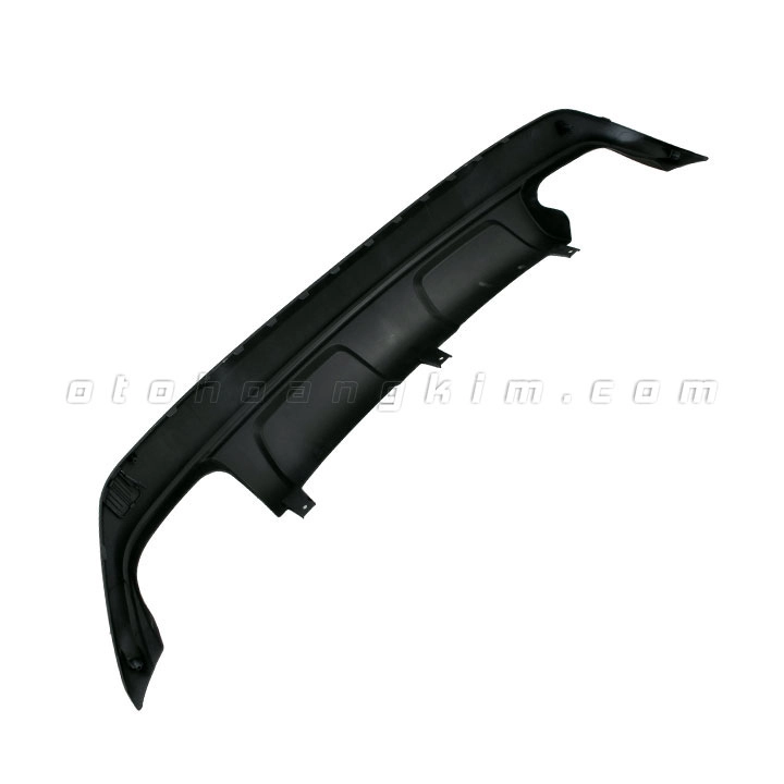 Ốp lip chia pô Hyundai Santafe [2013-2018] cao cấp màu đen