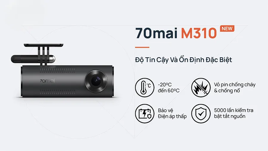 Camera hành trình 70mai M310 - Ảnh 4