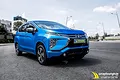 Dán đổi màu xanh nhôm xước ánh kim Mitsubishi Xpander - ảnh 1