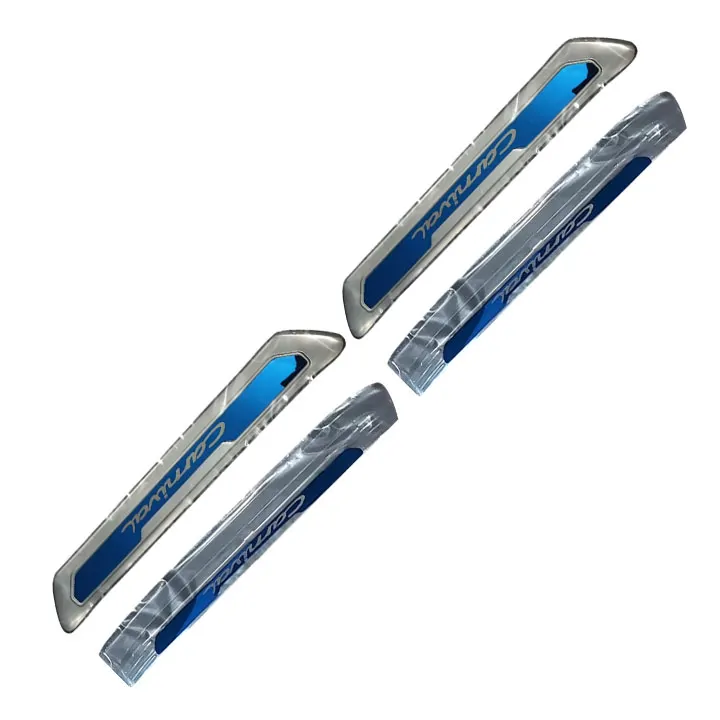 Nẹp Bước Chân Trong + Ngoài Kia Carnival 2021+ Có Đèn (sàn gỗ/carbon) - Ảnh 4