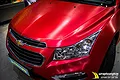 Dán đổi màu đỏ nhôm xước Chevrolet Cruze - ảnh 6