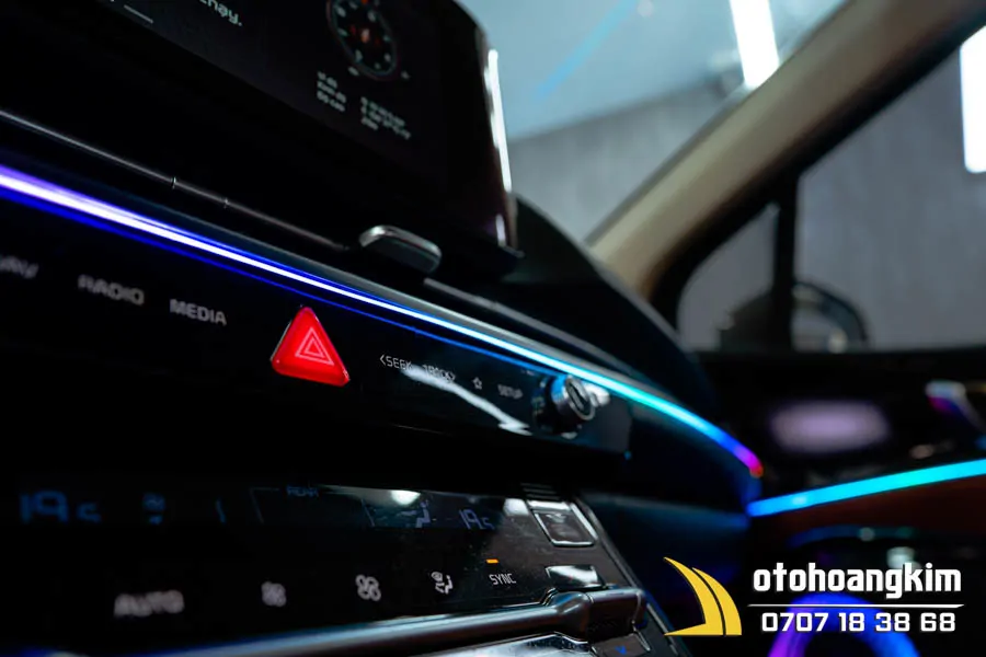 Led Nội Thất Ambient Ma Trận 22 Chi Tiết Xe Kia Carnival - Ảnh 5