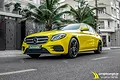 Dán đổi màu Candy vàng Mercedes E 300 - ảnh 4
