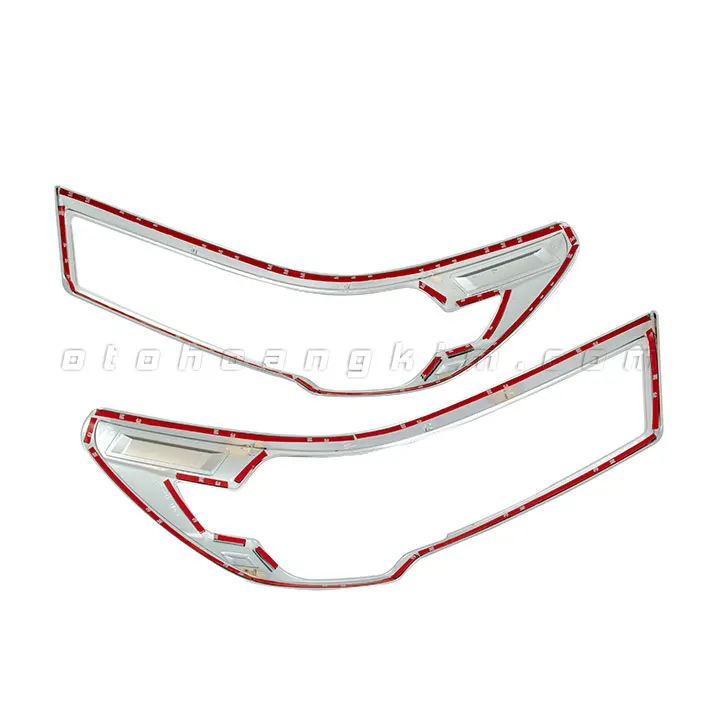 Viền đèn trước Toyota Hilux [2020] crom - Ảnh 2