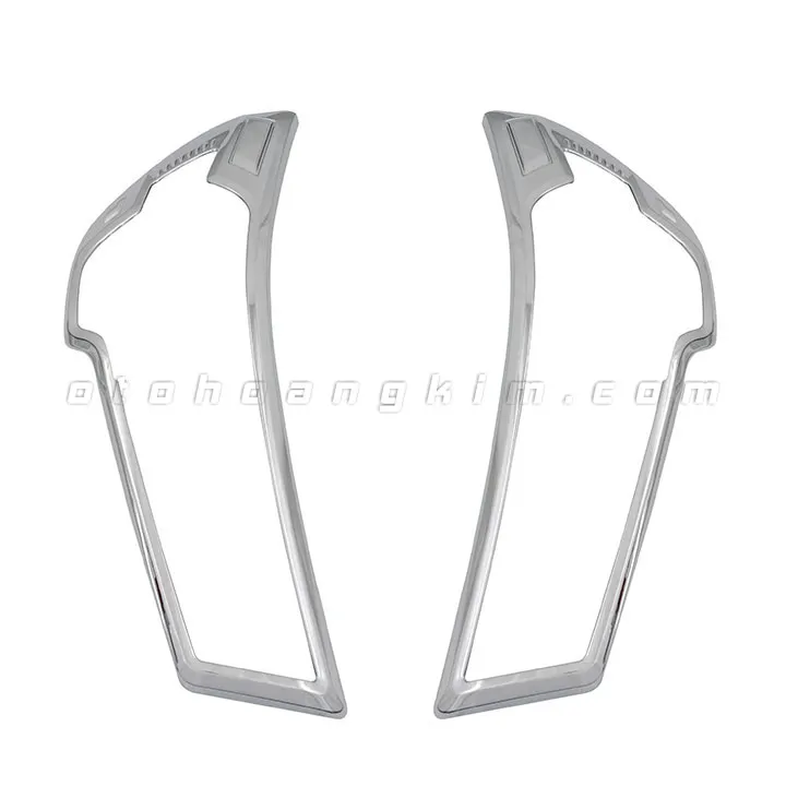 Viền đèn trước Toyota Hilux [2020] crom - Ảnh 3