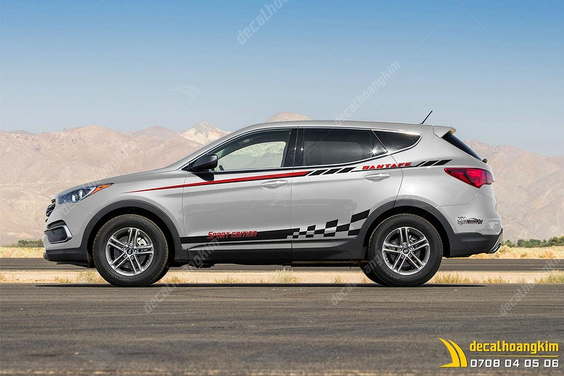 Tem Xe Hyundai Santafe - HSA023