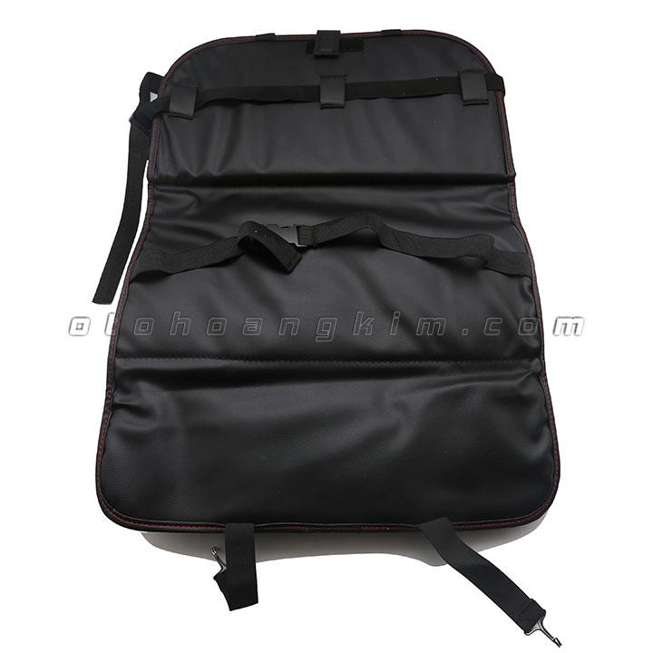 Túi lưng ghế da màu đen - Ảnh 1