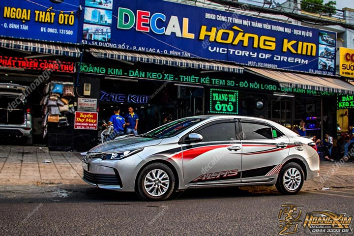 Tem Xe Toyota Altis - TAL011