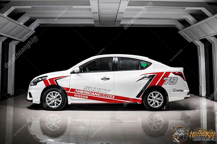 Tem Xe Nissan Sunny - NSU009