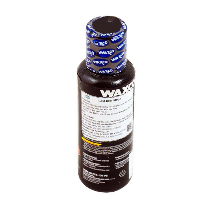 Chai Waxco Làm Đen Nhựa Cho Ô Tô - Ảnh 1