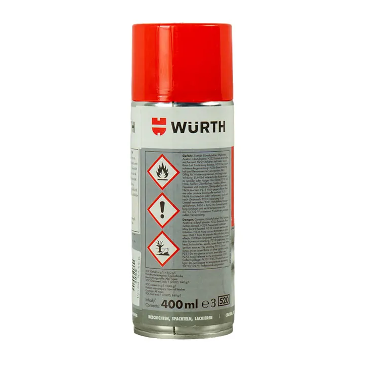 Chai Mạ Kẽm Wurth Zinc Spray - Ảnh 2