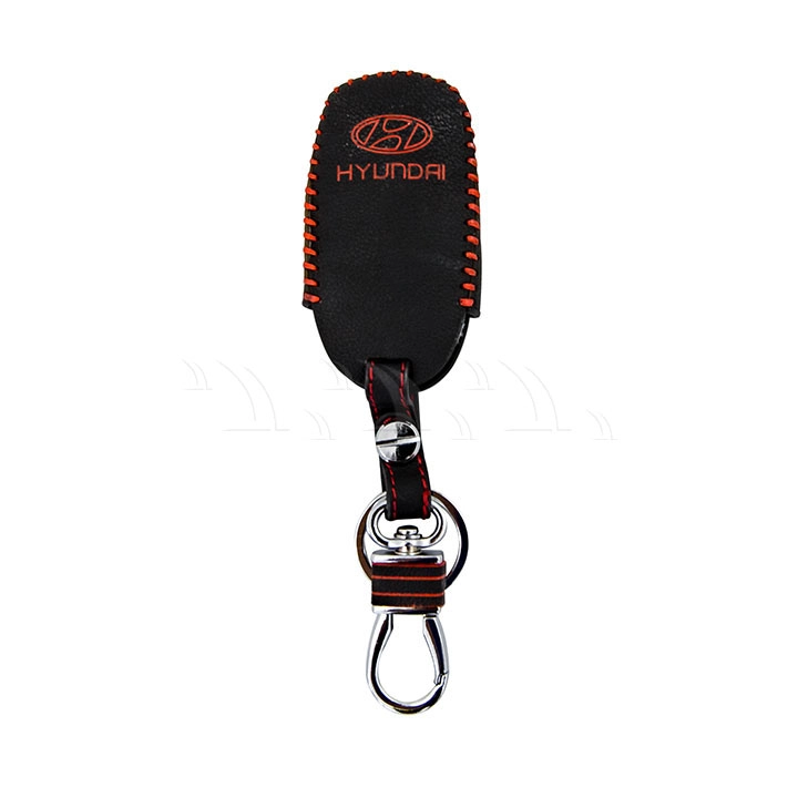 Bao móc khóa da Hyundai - Ảnh 1