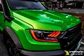 Dán đổi màu Candy táo xanh chuyển vàng Ford Ranger - ảnh 2