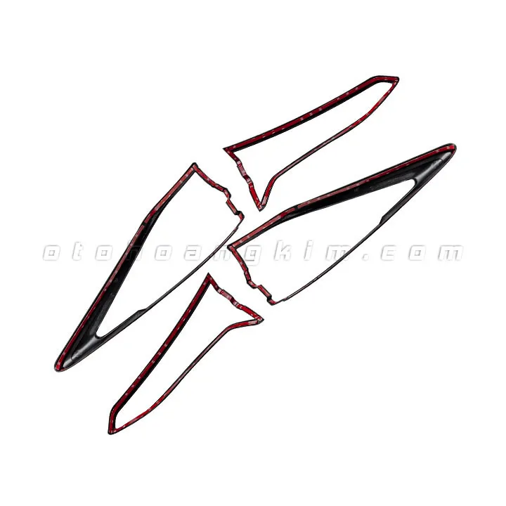 Viền đèn sau  Toyota Fortuner [2020-2021] đen - Ảnh 2