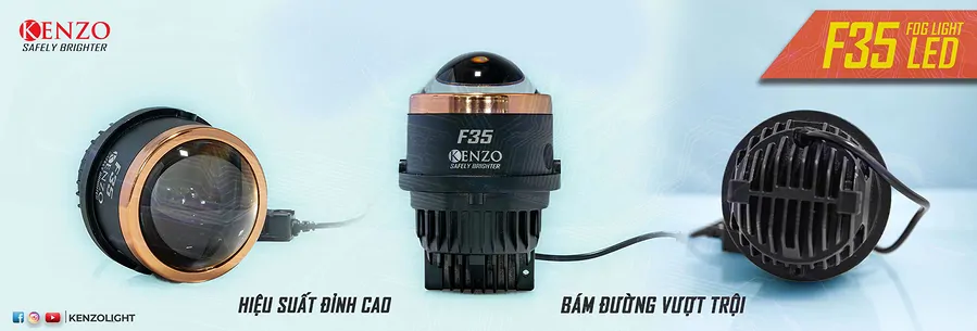Bi led gầm Kenzo F35 - Ảnh 5